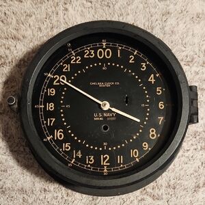 Chelsea Clock Co. U.S. Navy Wall Clock